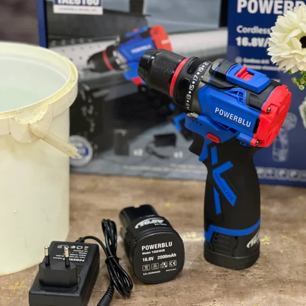 Visseuse power bleu 16.8v/yae6160 (نسخة)